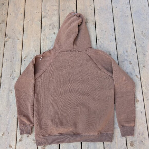 Fear of God Essentials Hoodie Brown / Tan FOG Pullover Sweatshirt M - Picture 6 of 12